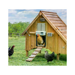 Komplet automatického otevírání a zavírání kurníku CHICKEN GUARD ALL IN ONE SOLAR