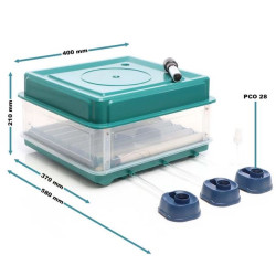 Automatická digitální líheň AGF-48 s dolíhní a vlhkoměrem. Pro 48 vajec.