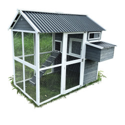 Dřevěný kurník s výběhem Bejrút, 195x140x180 cm