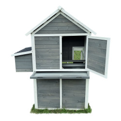 Dřevěný kurník s výběhem Bejrút, 195x140x180 cm