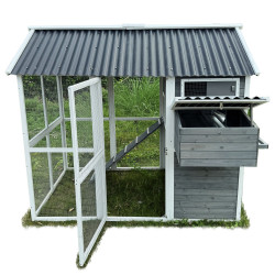Dřevěný kurník s výběhem Bejrút, 195x140x180 cm