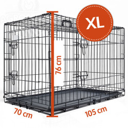 AGROFORTEL přepravní box na psa 105 x 70 x 76 cm