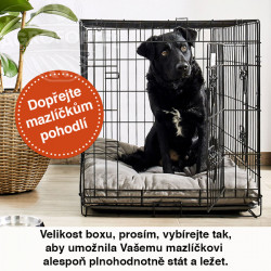 AGROFORTEL přepravní box na psa 105 x 70 x 76 cm