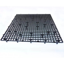 Podlahový rošt AGROFORTEL -51x51x11 cm, velikost otvorů 1,9 x 1,9 cm | bílý