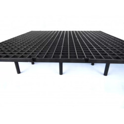 Podlahový rošt AGROFORTEL -51x51x11 cm, velikost otvorů 1,9 x 1,9 cm | bílý