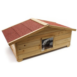 Zateplená bouda - kočičí domeček, 99 x 52 x 41.5 cm - Micka L
