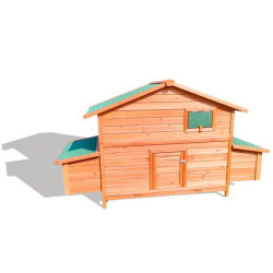 Dřevěný kurník a husník TORONTO MAXI, 1910x1100x885 mm