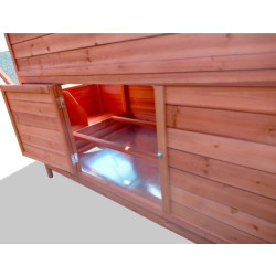 Dřevěný kurník a husník TORONTO MAXI, 1910x1100x885 mm