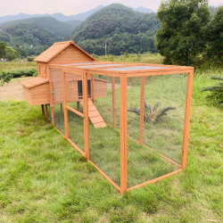 Dřevěný kurník PARIZ XXL, 3700x1760x1720 mm