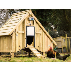 Komplet automatického otevírání kurníku Chicken Guard Pro 25x30 s časovačem a světelným senzorem