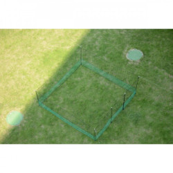 Nevodivá síť - 2 hroty, 1,25m x 12m včetně brány a kotevního materiálu