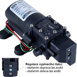 Čerpadlo Goodpumps membránové samonasávací, 6l/min, 12V/70W