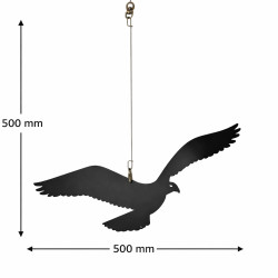 PLAŠIČ ptáků 500 mm + závěs a otočný obrtlík