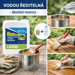 IMPRANAL lazurovací lak slabovrstvý -zlatý dub 5l