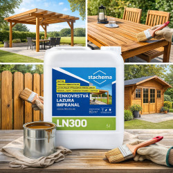 IMPRANAL lazurovací lak slabovrstvý - bezbarvý 5l