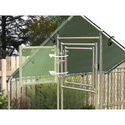 Výběh pro drůbež s bidlem PAWHUT D51-436V03SR, 3x8x1,95m