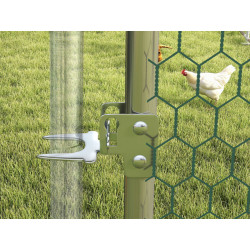Výběh pro drůbež s bidlem PAWHUT D51-436V05SR, 3x6x1,95m
