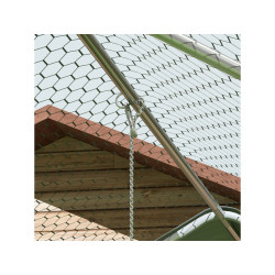 Výběh pro drůbež s bidlem PAWHUT D51-436V05SR, 3x6x1,95m