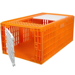 Přepravní box na drůbež - 2 dvířka, 97 x 58 x 42 cm