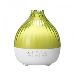 Hütermann S01 aroma difuzér zelená-bílá 350 ml - ultrazvukový, 7 barev LED, dálkové ovládání