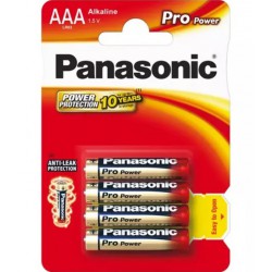 Baterie AAA (R03) alkalická PANASONIC Pro Power 4BP