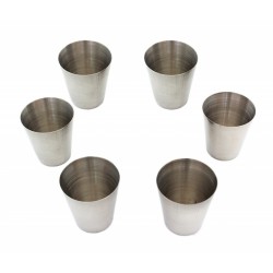 APT AG171B nerezové panáky 6 x 30 ml