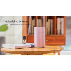 Elektronický rozprašovač (nebulizér) éterických olejů NB01 STŘÍBRNÝ