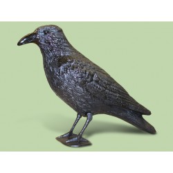 Havran plastová 3D maketa na plašení ptáků