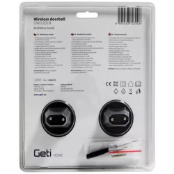 Zvonek bezdrátový Geti GWD 205B sada