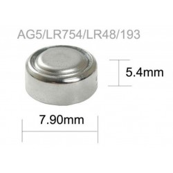 Baterie TINKO LR48(AG5,LR754,393) alkalická