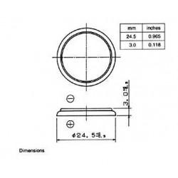 Baterie TINKO CR2430 3V lithiová