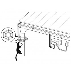 Elektrický ohradník proti kunám a mývalům Kemo FG025Set