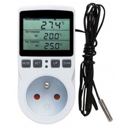 Zásuvkový termostat s časovým spínačem KT3100