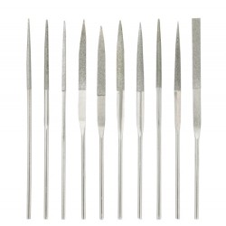 Sada diamantových pilníků 10 ks TOOLCRAFT 1553623 Délka rukojeti 30 mm