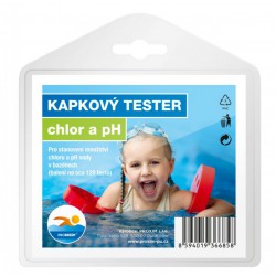 Kapkový tester - chlor a pH