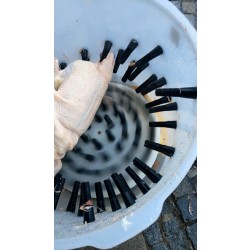 Bubnová škubačka drůbeže na slepice, husy, kachny, krůty CIMUKA YL-PL03-G