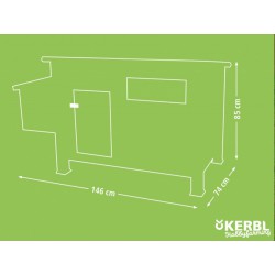 Kurník pro slepice KERBL EMMA