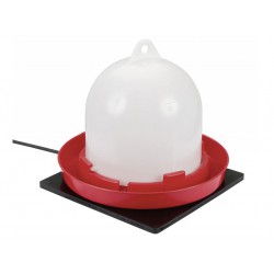 Výhřevná gumová podložka k napáječce nebo misce na vodu KERBL 24x24 cm