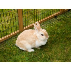 Výběh pro králíky odklopný s domečkem KERBL 220x115x75cm