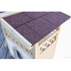 Zateplená bouda pro kočky KERBL TYROL ALPIN 88x57x77cm