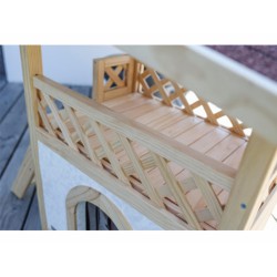 Zateplená bouda pro kočky KERBL TYROL ALPIN 88x57x77cm