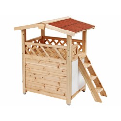 Zateplená bouda pro kočky KERBL TYROL ALPIN 88x57x77cm